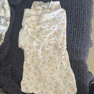 Baby Swaddle with Animal Print